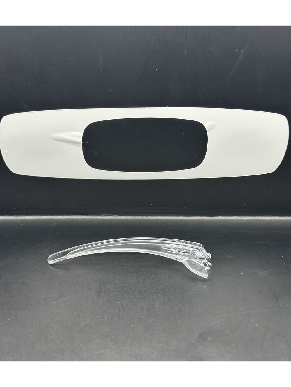 Oakley Batwolf Polished Clear OEM Right Replacement Arm
